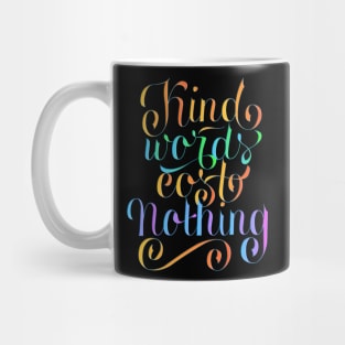 Kind Words - Black Mug